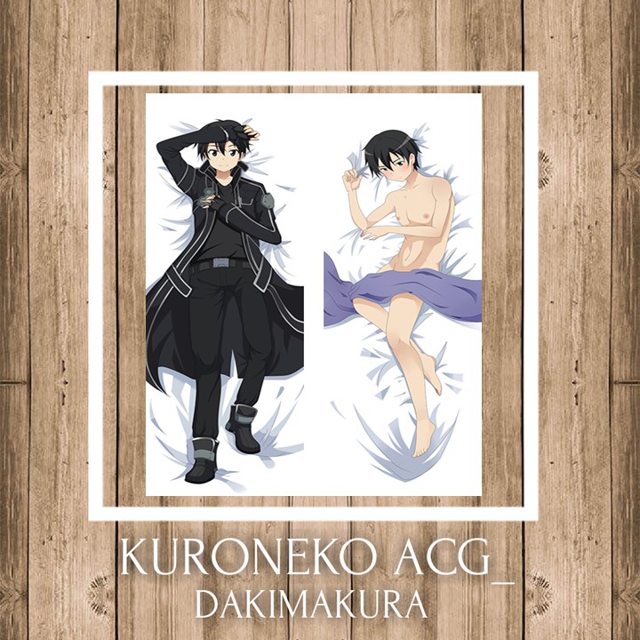 Sword Art Online Kirito Anime Dakimakura Shopee Malaysia