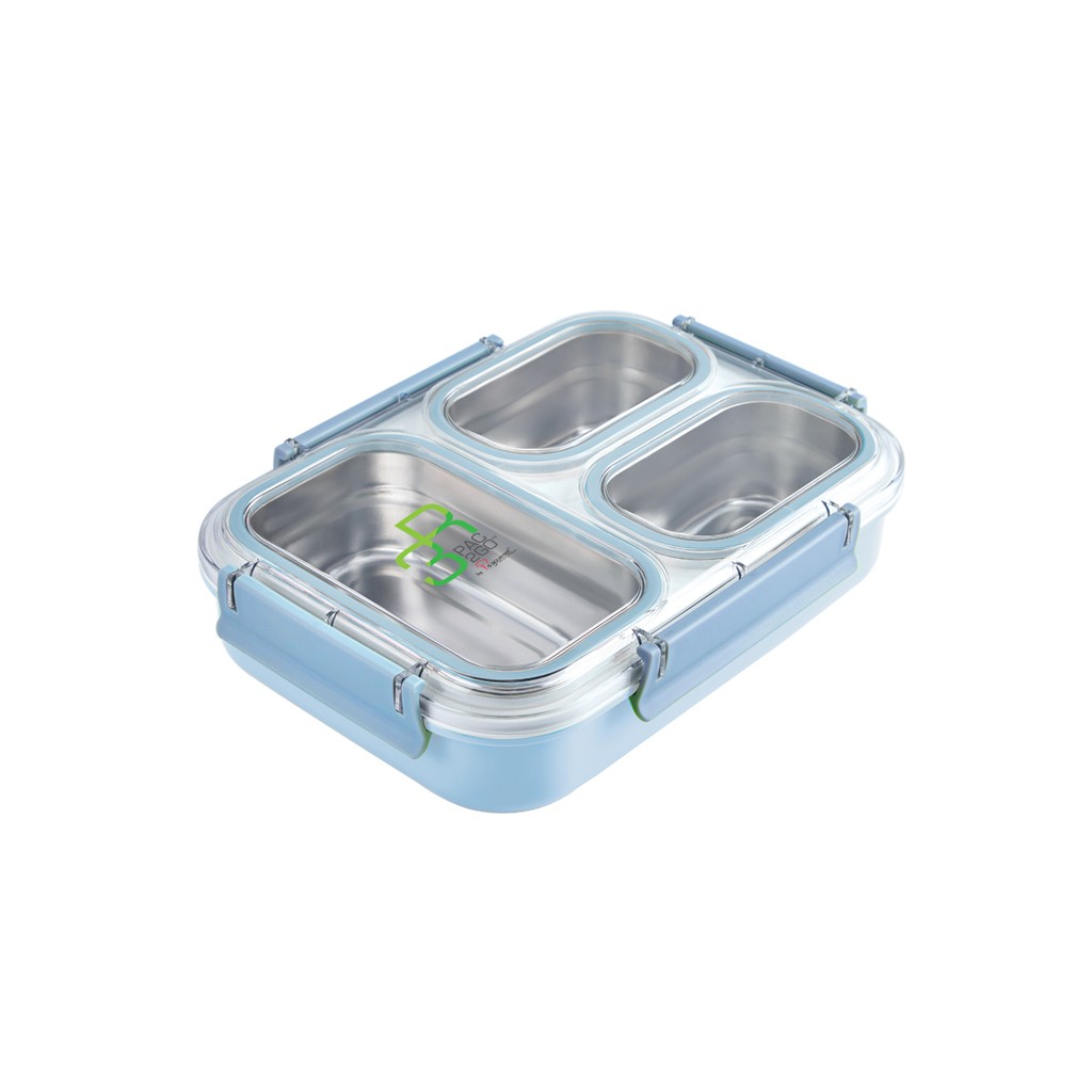 La gourmet PAC2GO Sassy Collection 1.2L 3 Compartments 304 Stainless ...