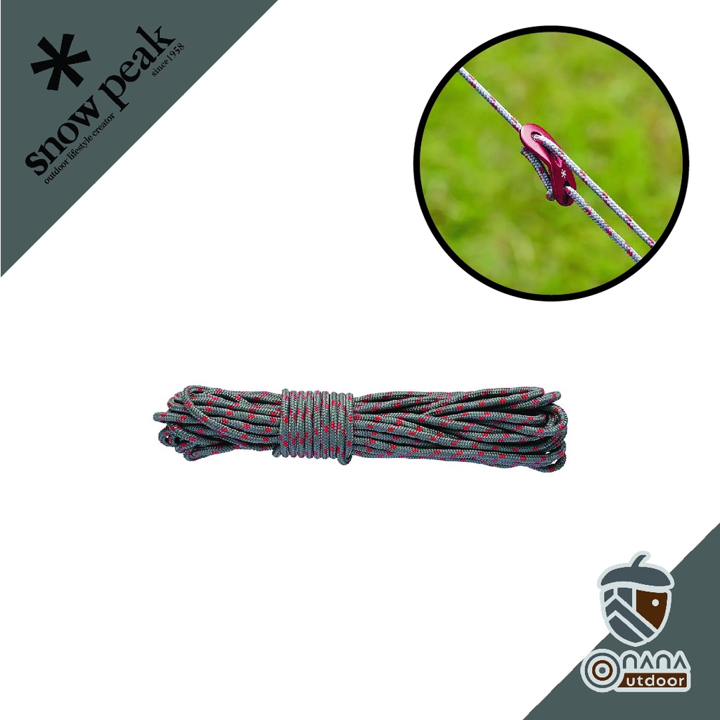 Snow peak Grey Rope Pro. 10m Cut | Shopee Malaysia