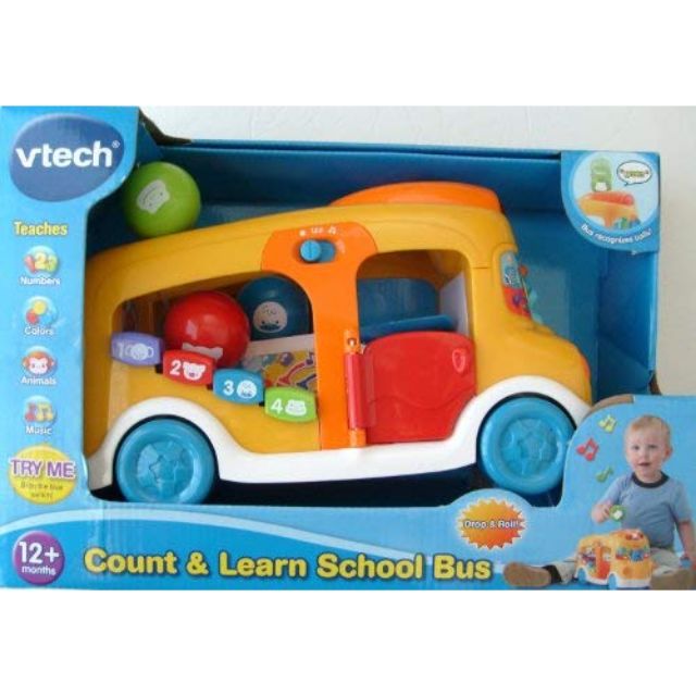 Vtech count and on sale learn school bus