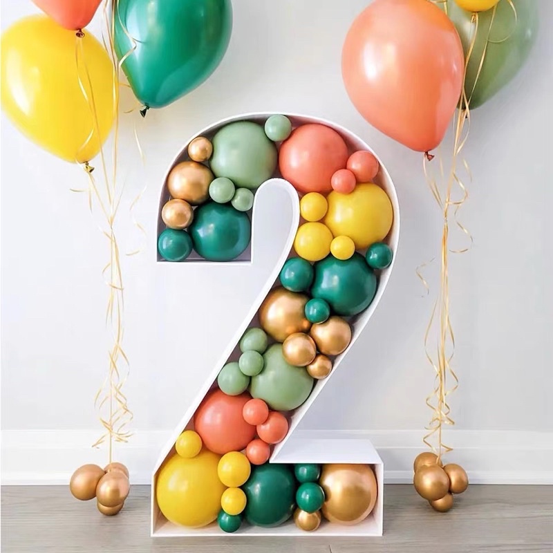 [M'sia Ready Stock] 100cm Number Balloon Baord Frame Birthday Party