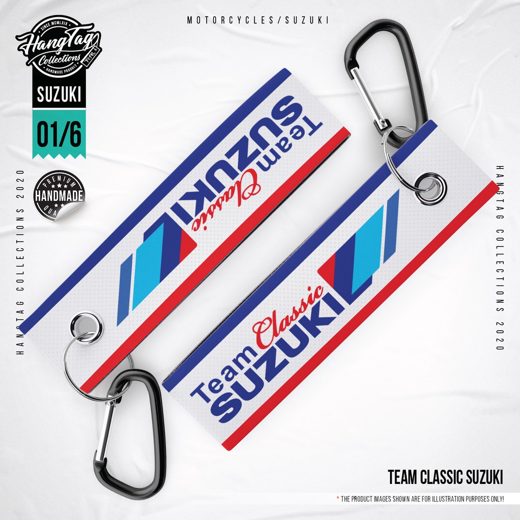 READY STOCK SUZUKI Team Classic Suzuki Key tag Keychain Shopee Malaysia