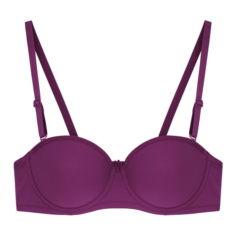 32A 34A 36A 38A Cup Underwired Strapless Half-cup Bra (Baju Dalam ...