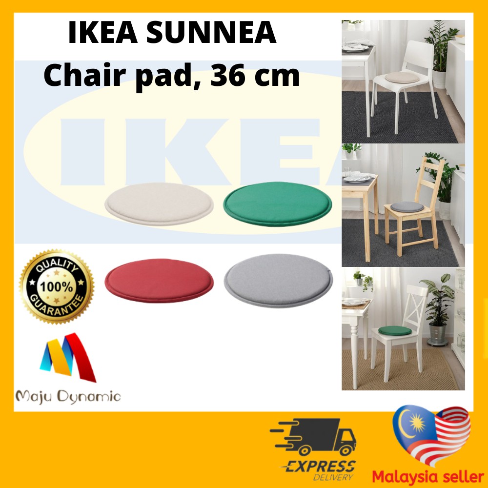 IKEA SUNNEA Chair pad 36 cm green grey beige red Shopee Malaysia