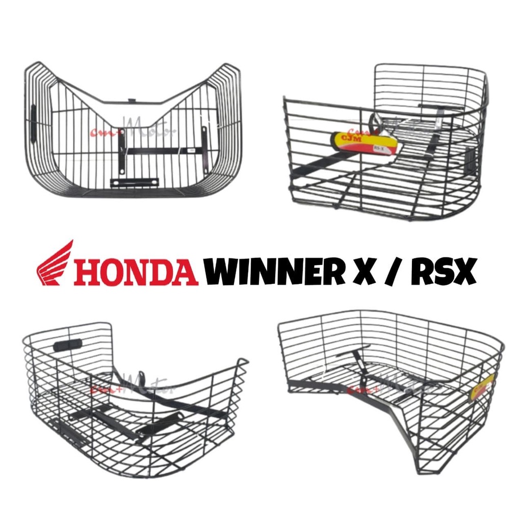 HONDA RS-X RSX150 RSX 150CC WINNER X 2021 BAKUL BASKET IRON STEEL RAGA ...