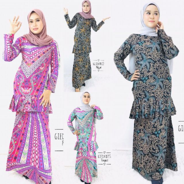 🔥3 PASANG 💯🔥KURUNG RUFFLE COTTON (KOD RF) | Shopee Malaysia