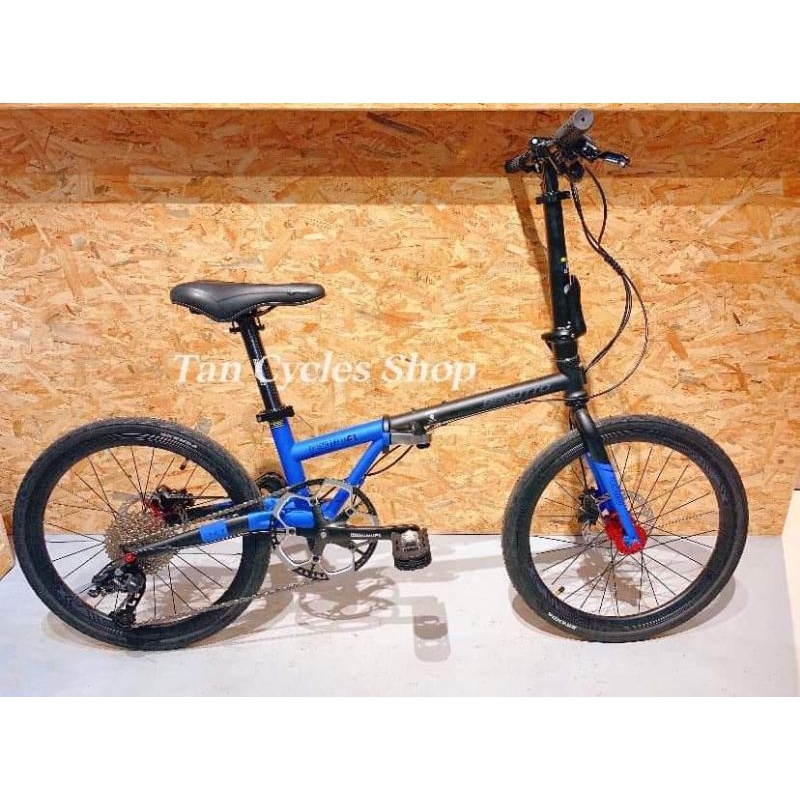 Ready Stock BENOTTO 20 FOLDING BIKE 10 SPEED WITH FREE GIFT