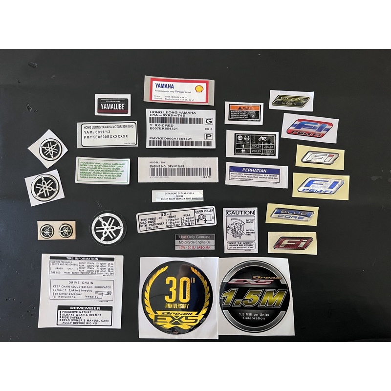 MOTOR STICKER RXZ EX5 DREAM Y125Z STRIPE ACCESSOIRES | Shopee Malaysia
