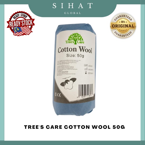 TREE'S CARE COTTON WOOL 50G(EXP4/23) | Shopee Malaysia