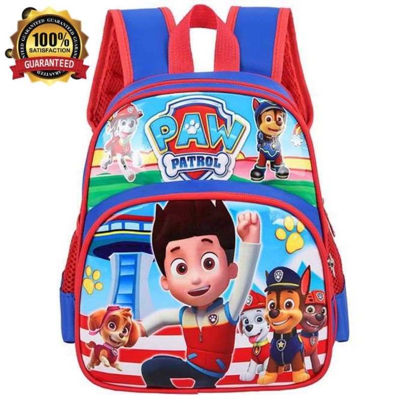 School Bag For Boys Kindergarten Elementary School Character Paw Patrol ...