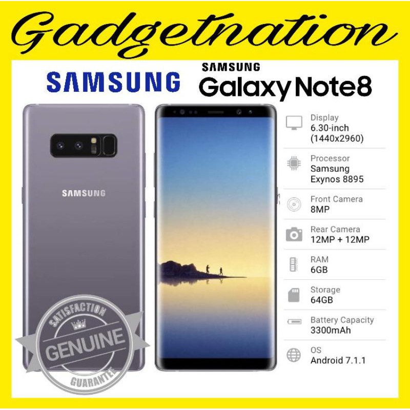 🇲🇾 Ready Stock 🇲🇾 Samsung Galaxy Note 8 (used) | Shopee Malaysia