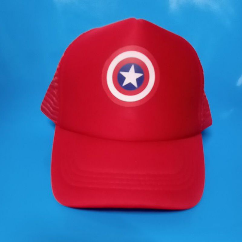 Kids Cap Superheroes Captain America Shopee Malaysia