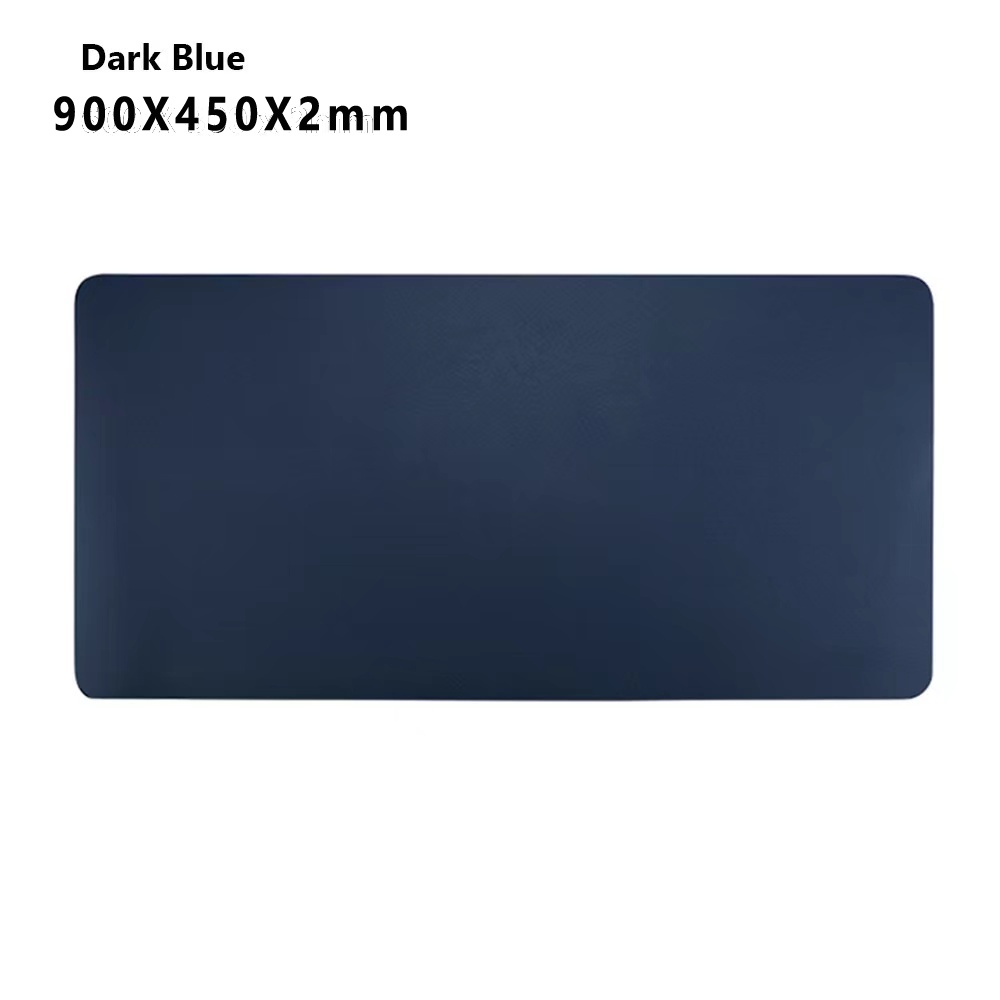 Large Leather Mousepad Keyboard Mat Anti-slip Suede Backing Smooth ...