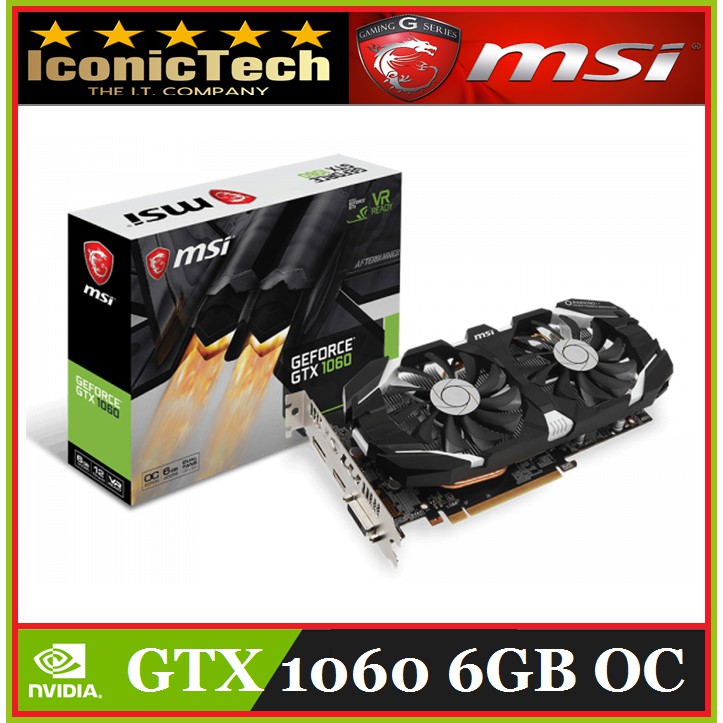 used item 2nd Hand MSI NVIDIA Geforce GTX1060 6G OC 6GB DDR5 Graphic Card GeForce GTX 1060 6GT OC Shopee Malaysia