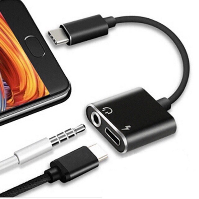 in USB Type-C To AUX Jack Earphone USB-C Headphone Audio Adapter  Converter For Xiaomi Huawei