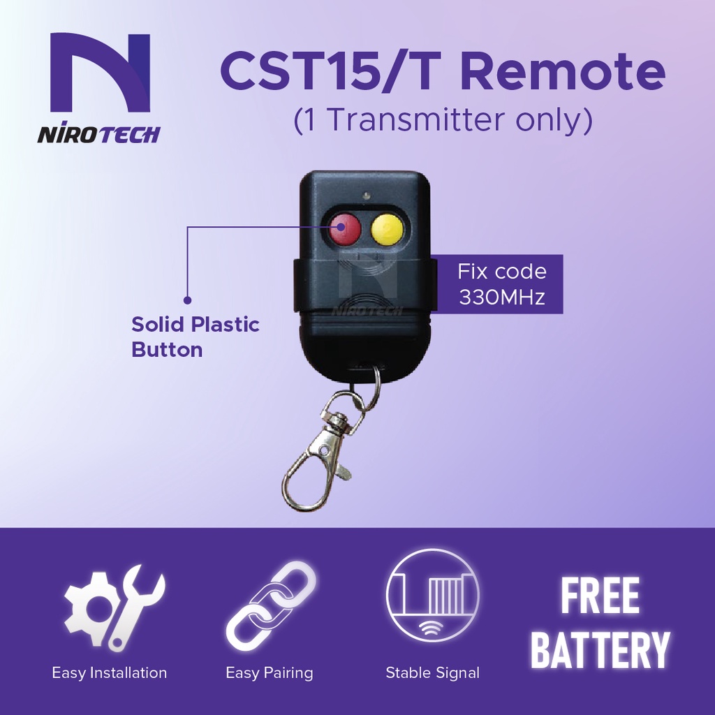 RANGER 2CH Fix Code Remote Control (Remote Control/Transmitter Only ...