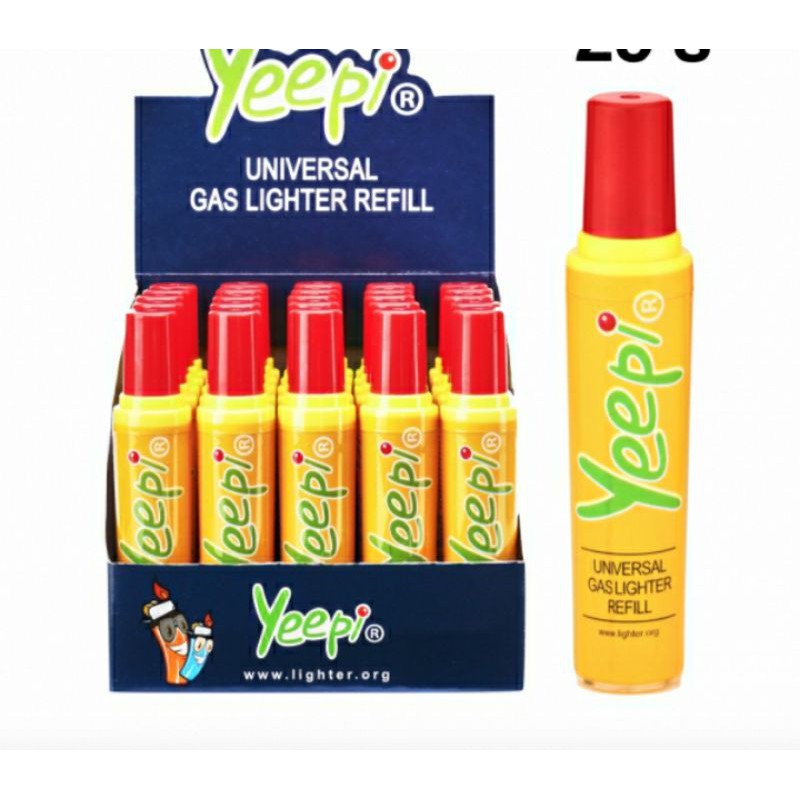 Yeepi universal Gas lighter refill 18ml for kitchen lighter | Shopee ...