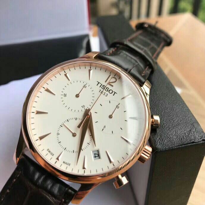 TISSOT ORIGINAL Tradition Classic Chronograph Rose Gold T063.617.36.037.00