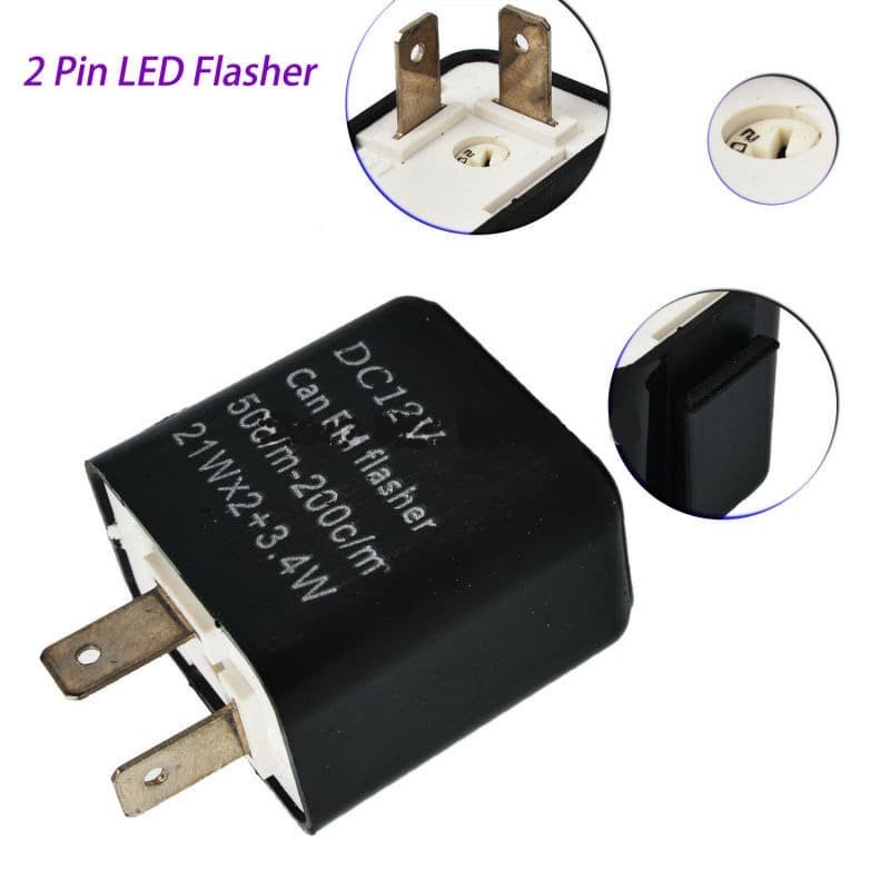 IJDMTOY CF13 EP34 Adjustable LED Flasher Relay – 3-Pin – Fixes Hyper Flash For LED Turns