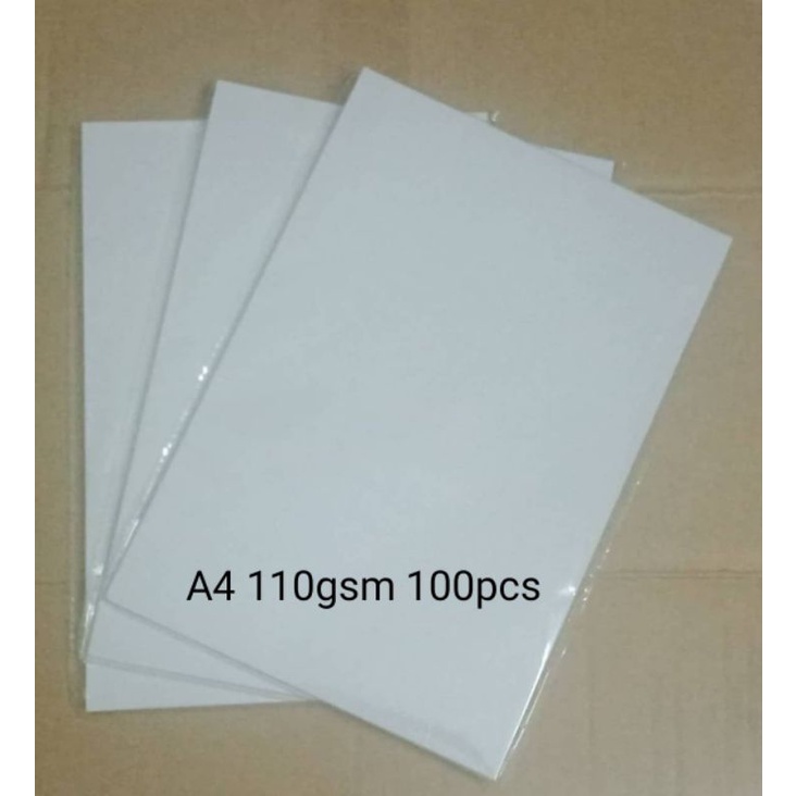 A4 Super Glossy Photo Paper (without logo) 110-180gsm 100pcs | Shopee ...