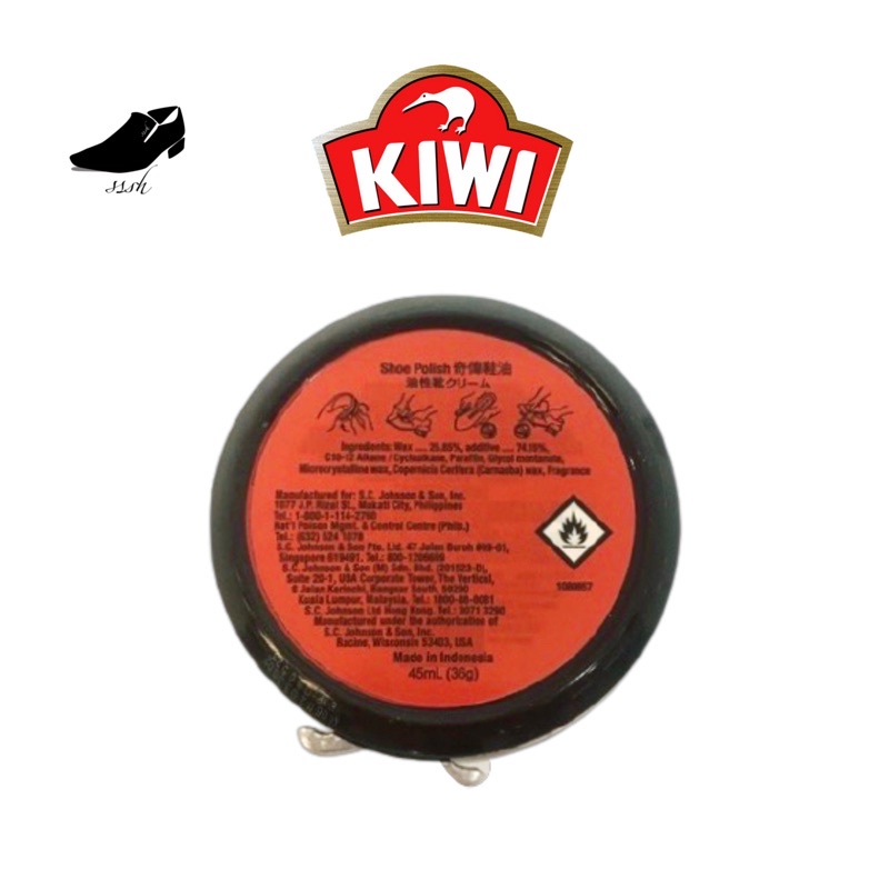 KIWI Polish Semir Sepatu Shoe Polish Pengilat Kasut Neutral Black Shopee Malaysia