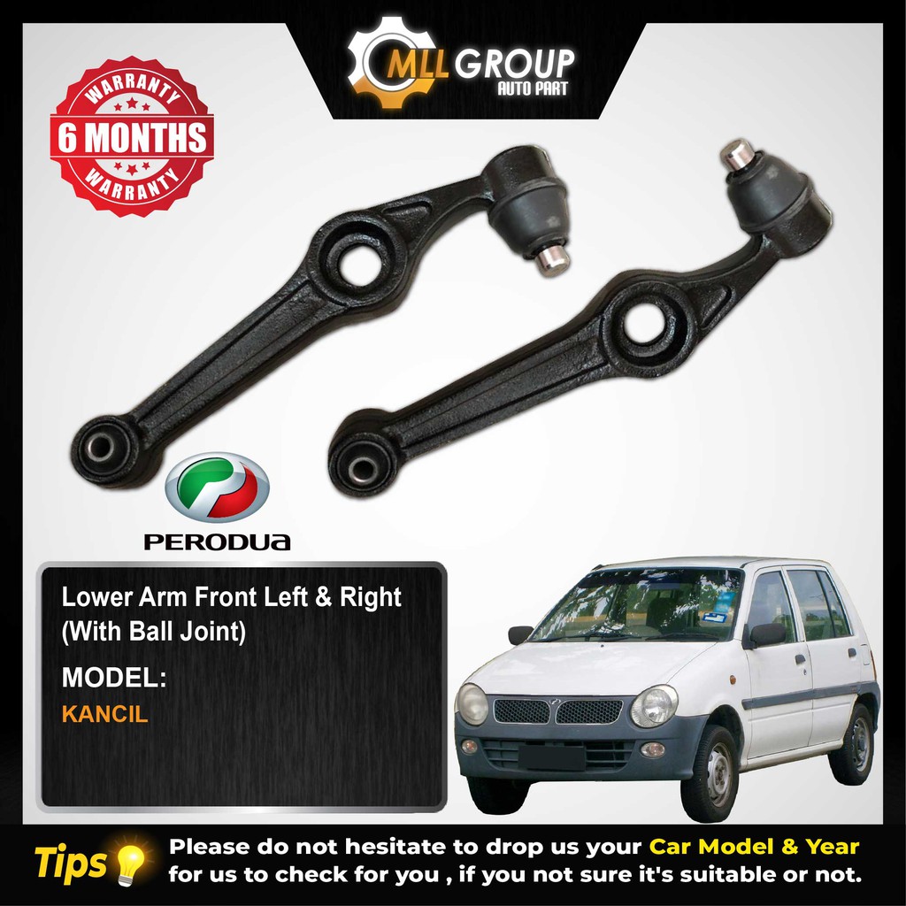 (MLL) PERODUA KANCIL LOWER ARM FRONT LEFT & RIGHT - (WITH BALL JOINT ...