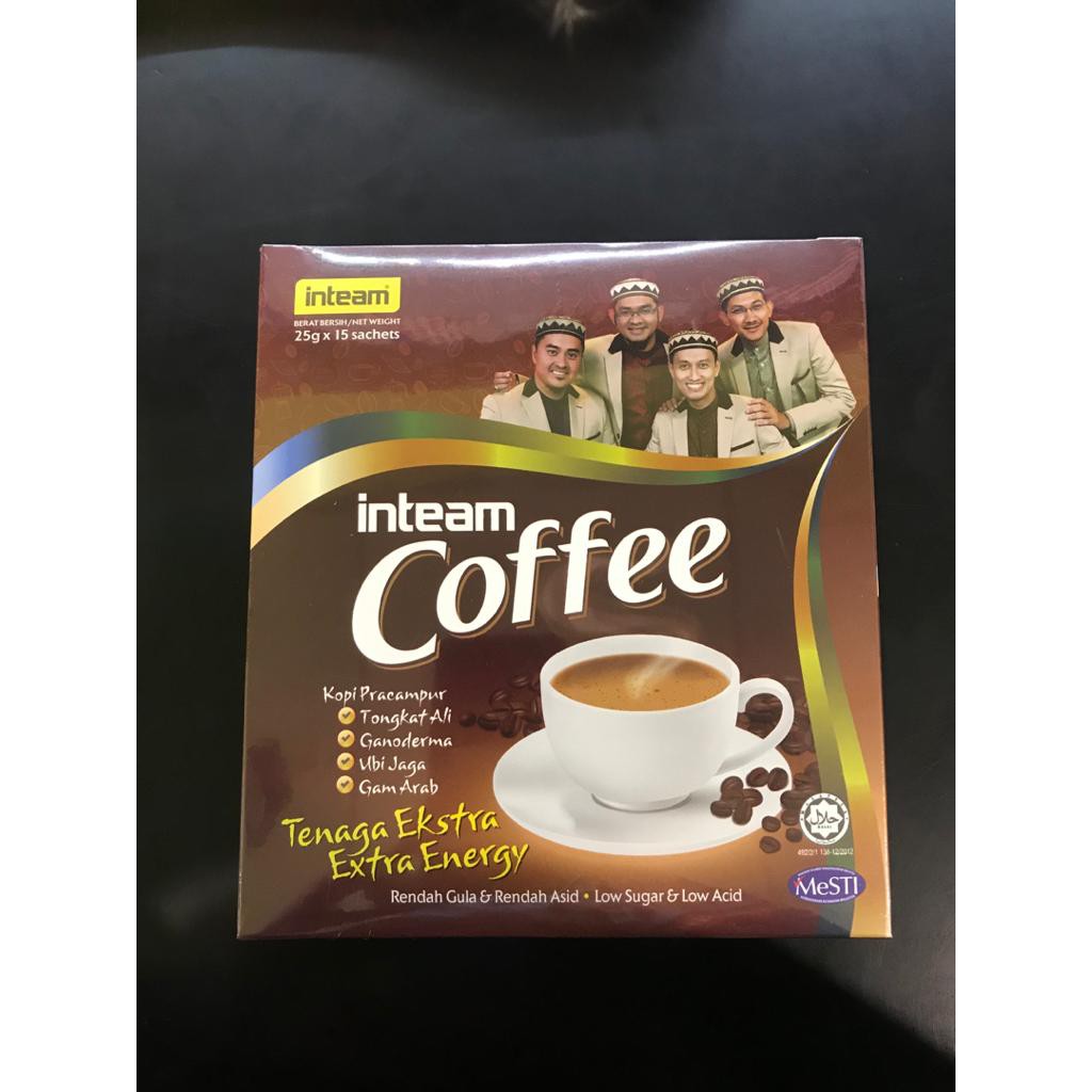 Inteam - Coffee (15 sachet) | Shopee Malaysia