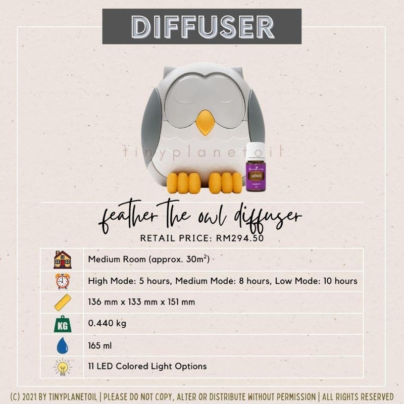 owl diffuser burung hantu young living Shopee Malaysia