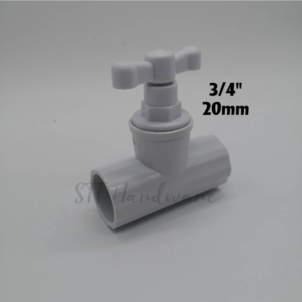 PVC STOP COCK SOCKET TYPE 1/2
