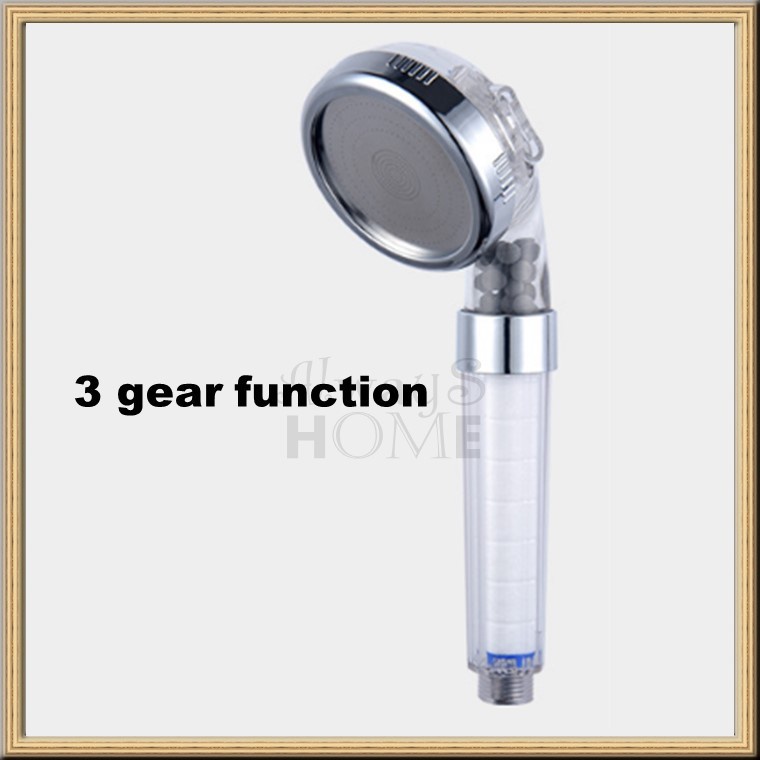 Negative Ions Bathroom Handheld Water Saving Shower Head Set With Filters Shower Head Handheld 