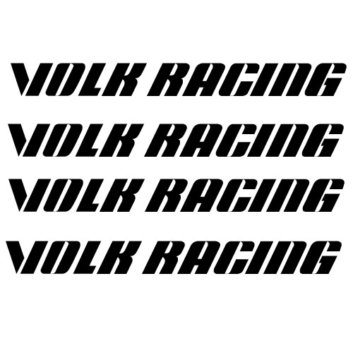 [Sticker Rim Kereta] VOLK RACING. Saiz 0.6 cm x 5 cm. | Shopee Malaysia