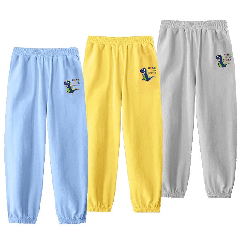 214Y kids summer pajamas pants baby boy antimosquito long pant