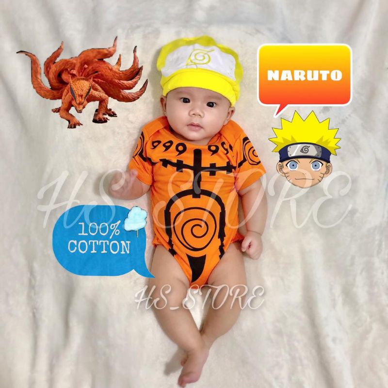 ! Naruto BABY JUMPSUIT/BABY Clothes/BABY Clothes/BABY Jumpers/BABY ...