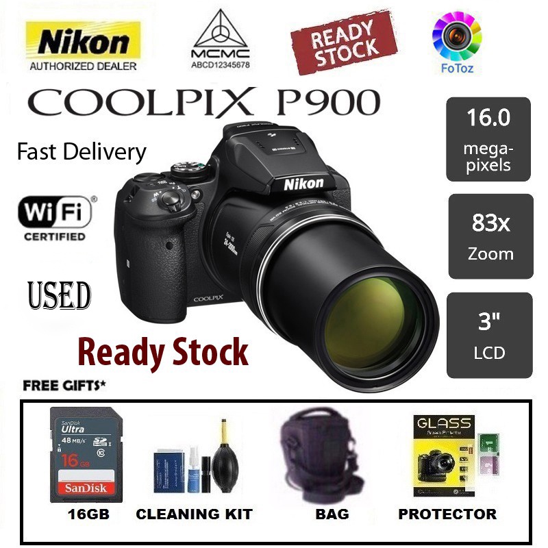 Used Nikon Coolpix P900