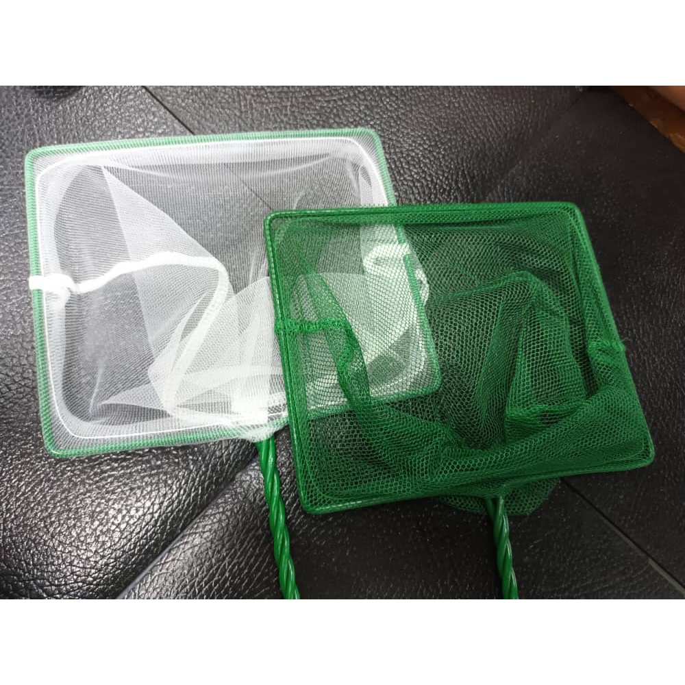 AQUADINE AQUARIUM FISH NET SUPER SOFT NYLON GREEN / WHITE | Shopee Malaysia