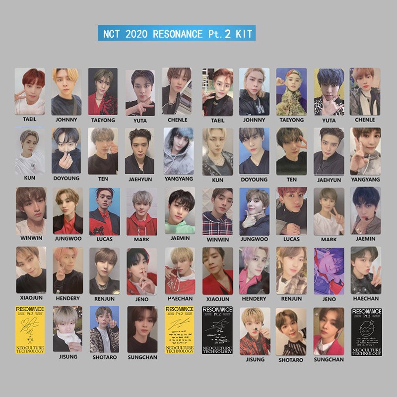 NCT2020 NCTU RESONANCE Pt.2 kihno kit pt2 Photocard NCT 2020 PC