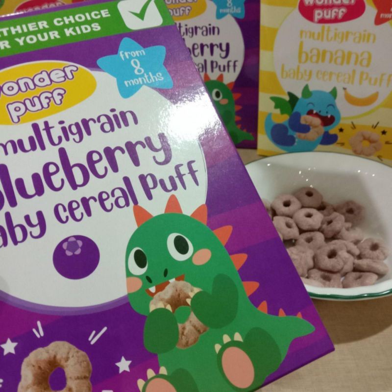 HAYS Multigrains Cereal Puff , Non GMO Banana Blueberry | Shopee Malaysia
