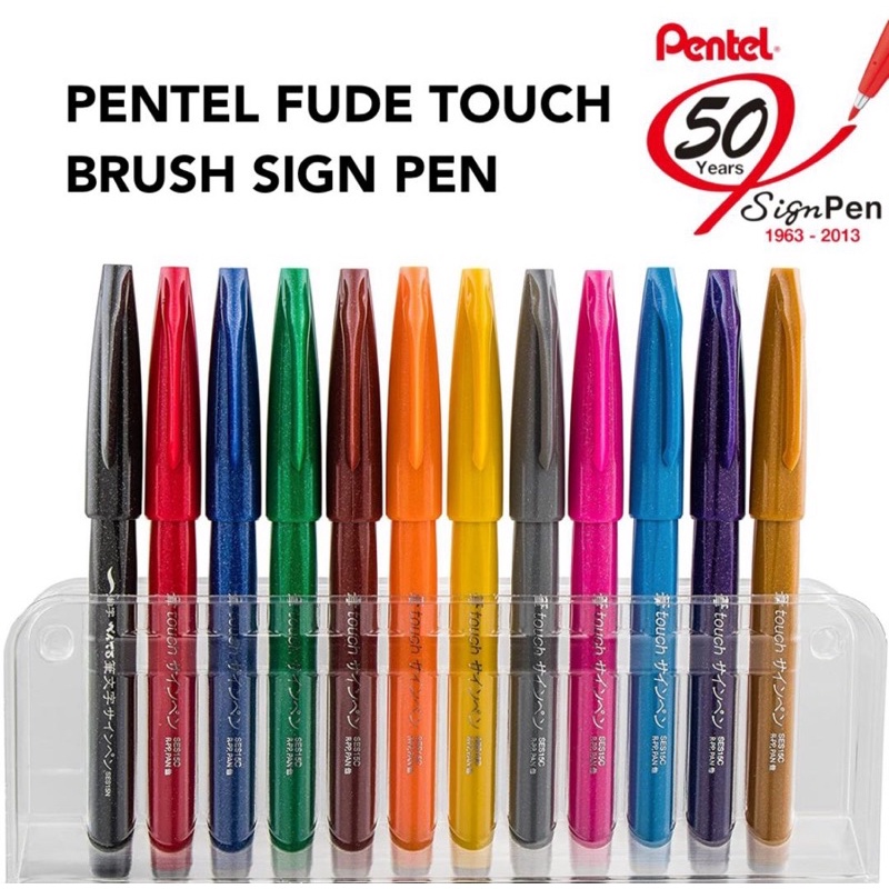 FUDE TOUCH BRUSH SIGN PEN PENTEL | Shopee Malaysia