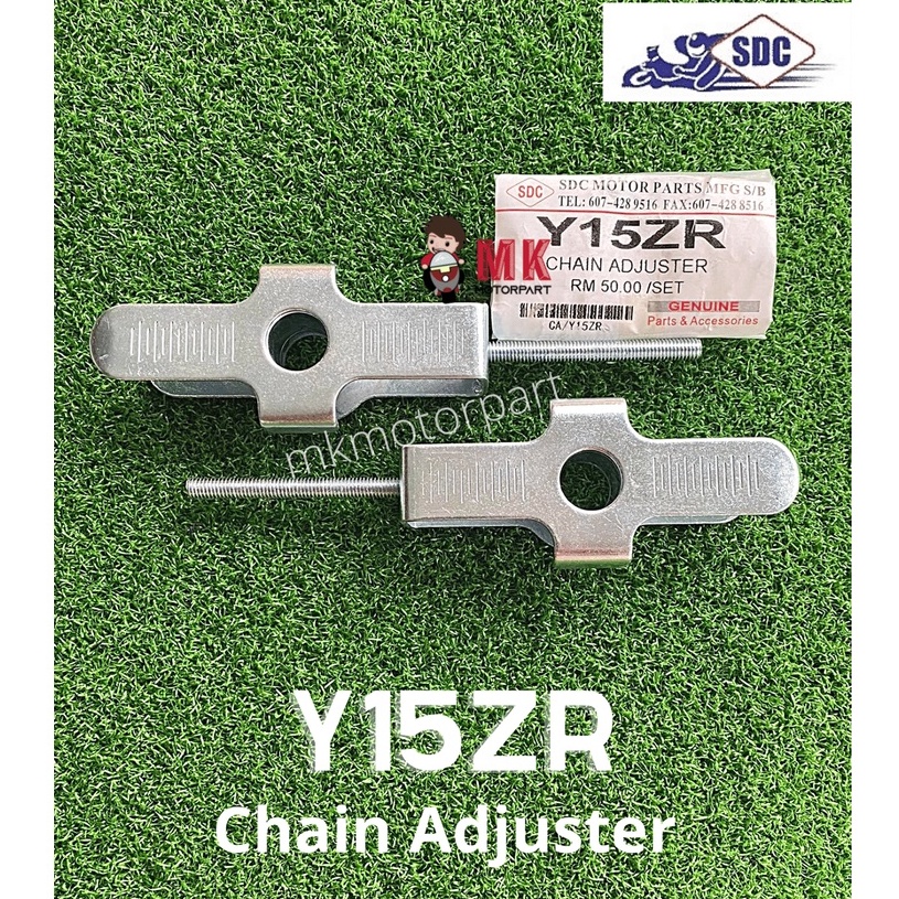 (2Pcs) CHAIN ADJUSTER Set Yamaha Y15zR / Ysuku Y15 Exciter LC150