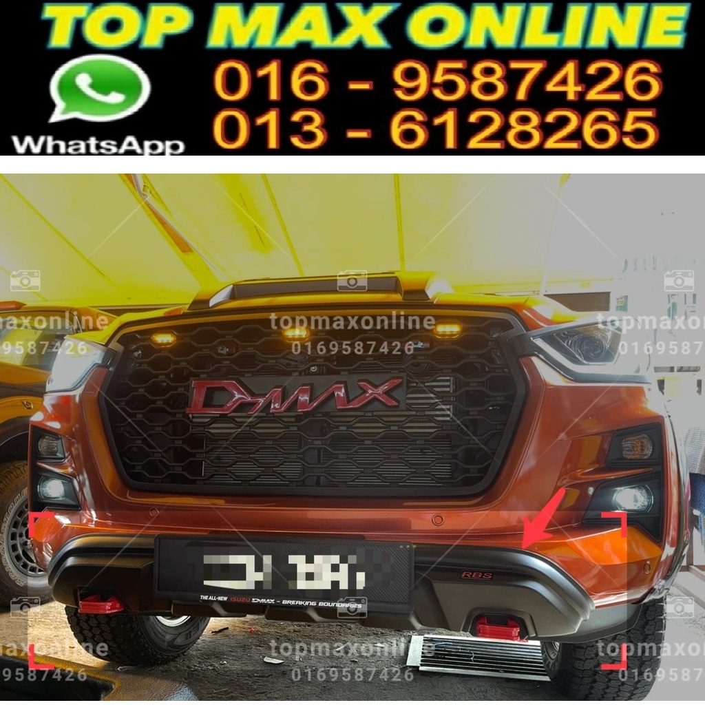 READY STOCK Isuzu Dmax Dmax 2021 2022 Front Bumper Lower Garnish