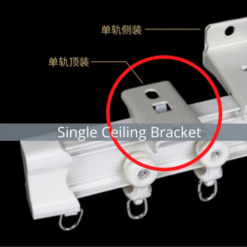 T03 Curtain rail curtain track curtain rod langsir railing bendable