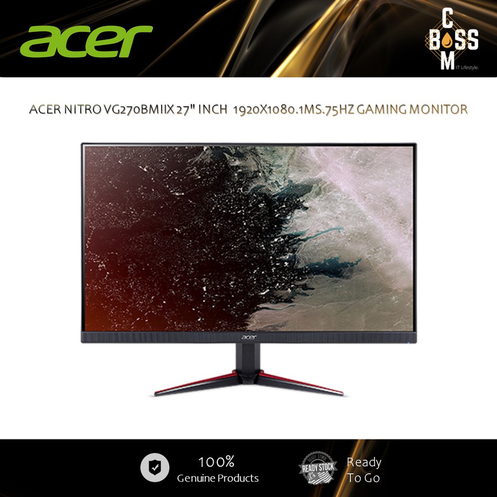 *ORIGINAL* ACER NITRO VG270BMIIX 27" INCH NITRO VGO GAMING MONITOR ...