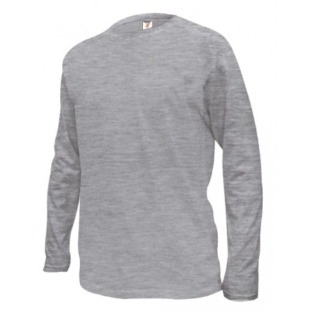 Grey Melange Long Sleeve T-Shirt