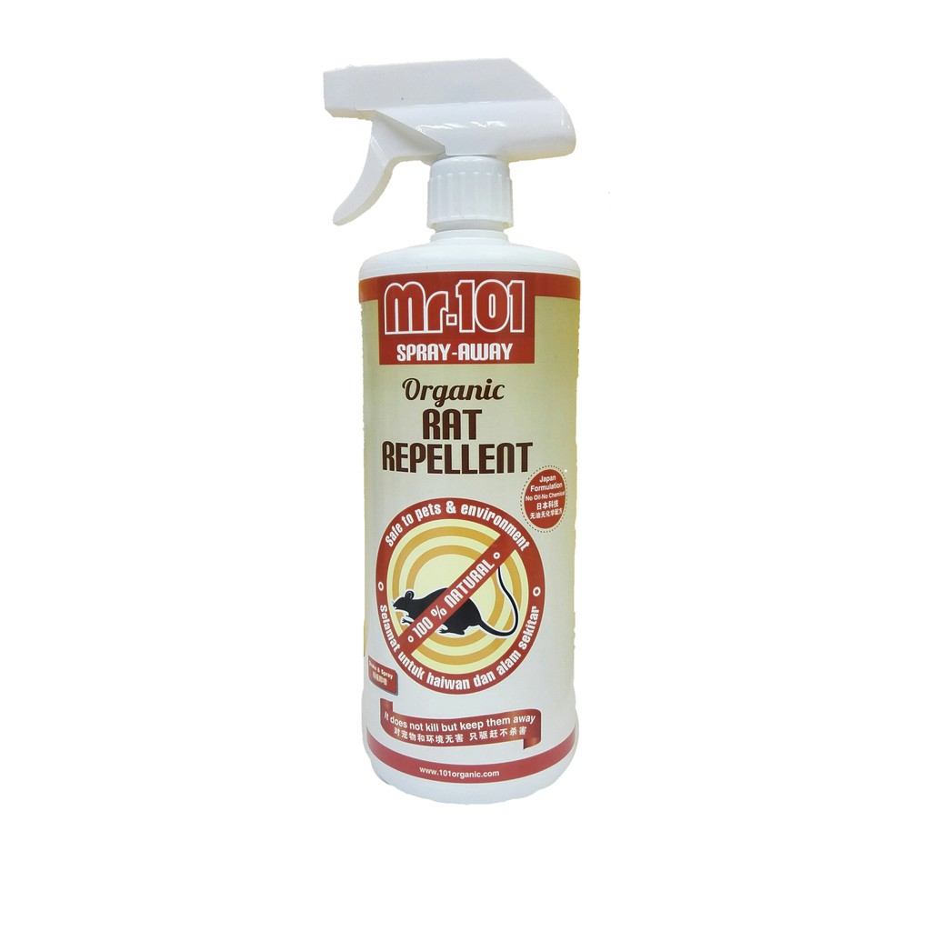 MR.101 SPRAY AWAY ORGANIC RAT REPELLENT 1000ML | Shopee Malaysia