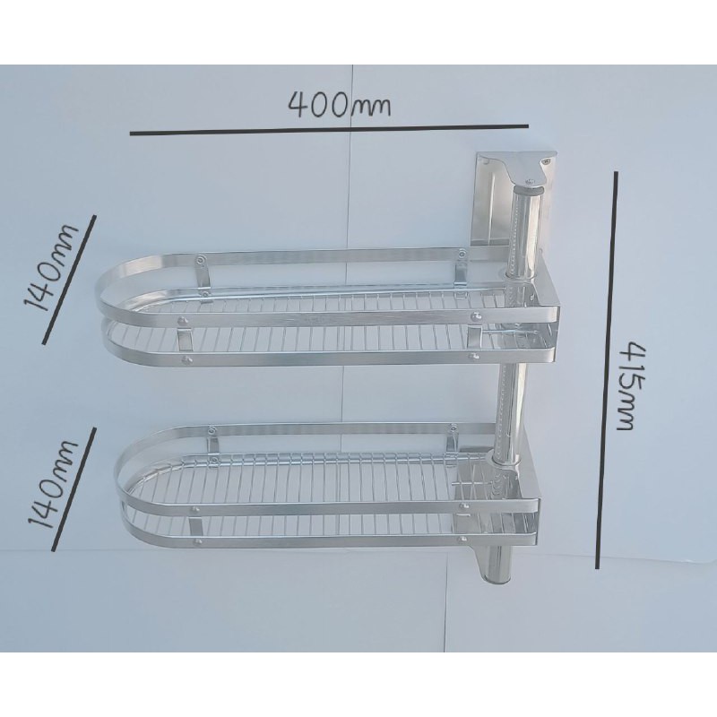 sus 304 stainless steel Kitchen Rack Shelf Storage Rack | Shopee Malaysia