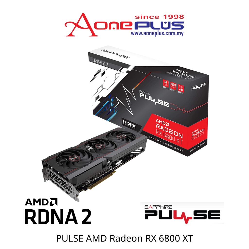 SAPPHIRE PULSE AMD Radeon RX 6800 XT with 16GB GDDR6, AMD RDNA 2 Gaming  Graphics Card