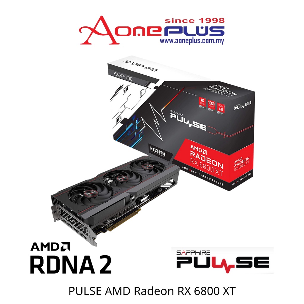 AONE PLUS SS) SAPPHIRE PULSE AMD RADEON RX 6800 XT GAMING OC 16GB