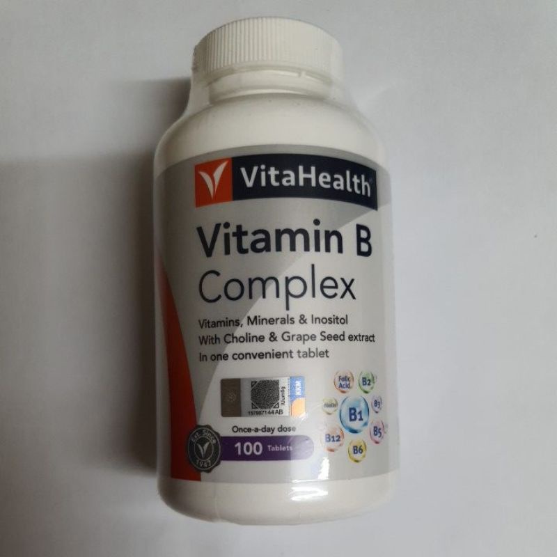 Vitahealth Vitamin B Complex Tablets 100s (Expiry Date05/2025
