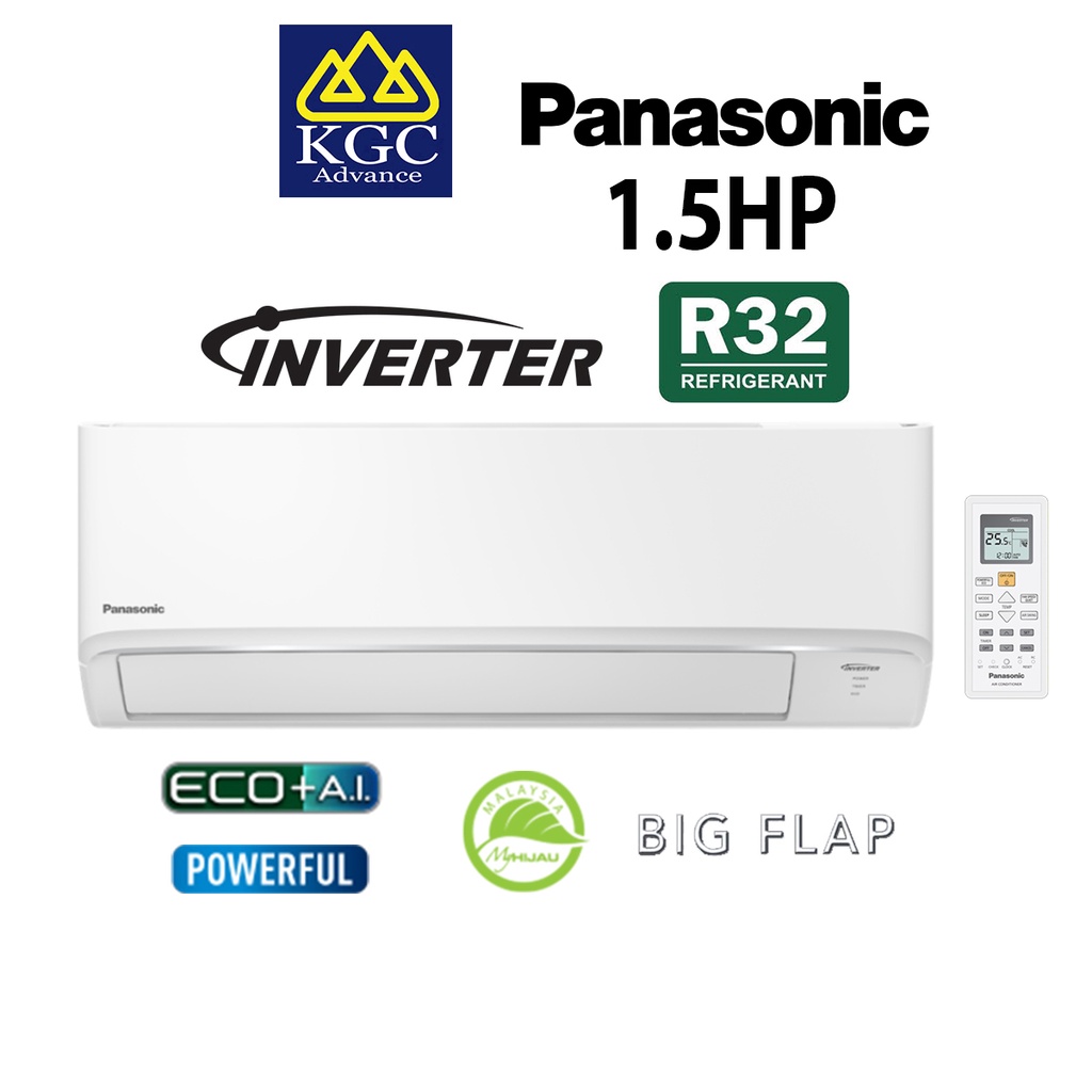 Panasonic Standard Inverter R32 Air Conditioner 15hp Cs Pu12xkh Cu Pu12xkh Shopee Malaysia 7755