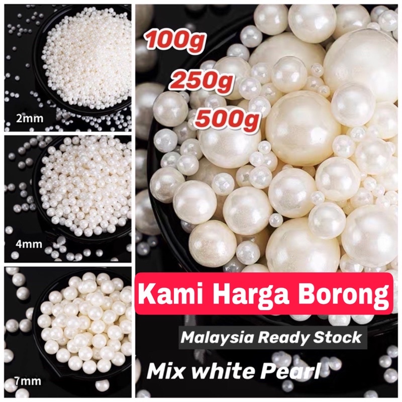(500g/250g/120g)White Cake Sprinkles / Sugar Ball/ Cake Decor / Fancy ...